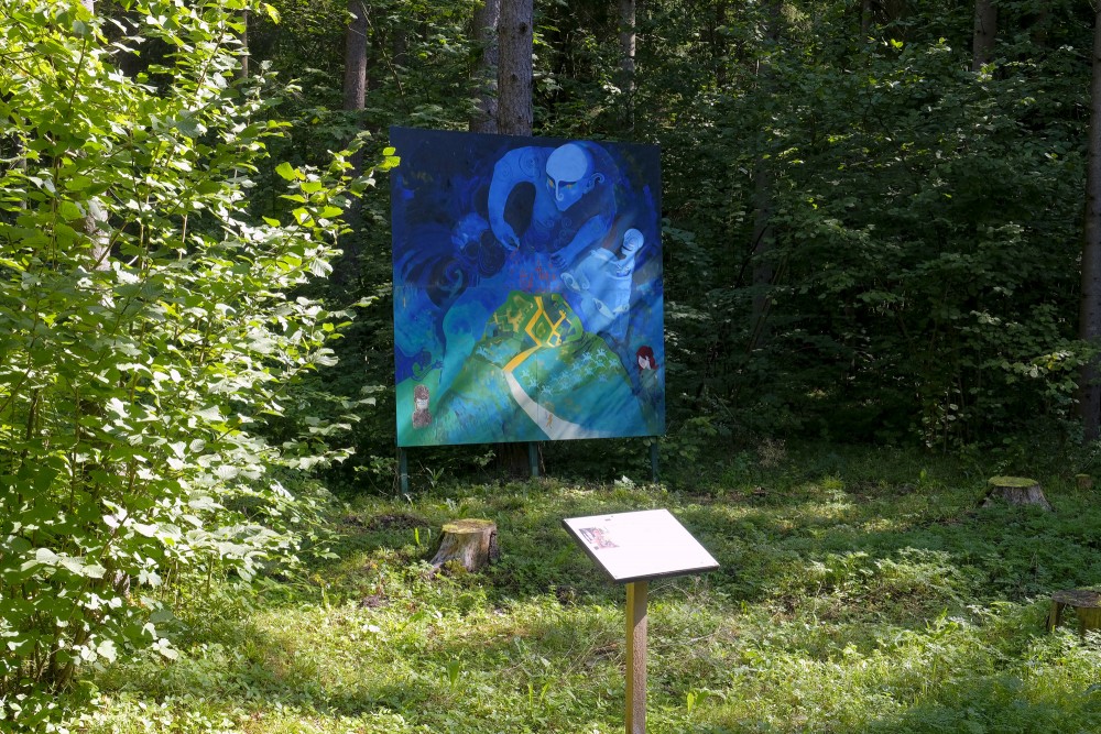 Glezna Gramzdas meža parkā (Jurgita Eidėjienė)