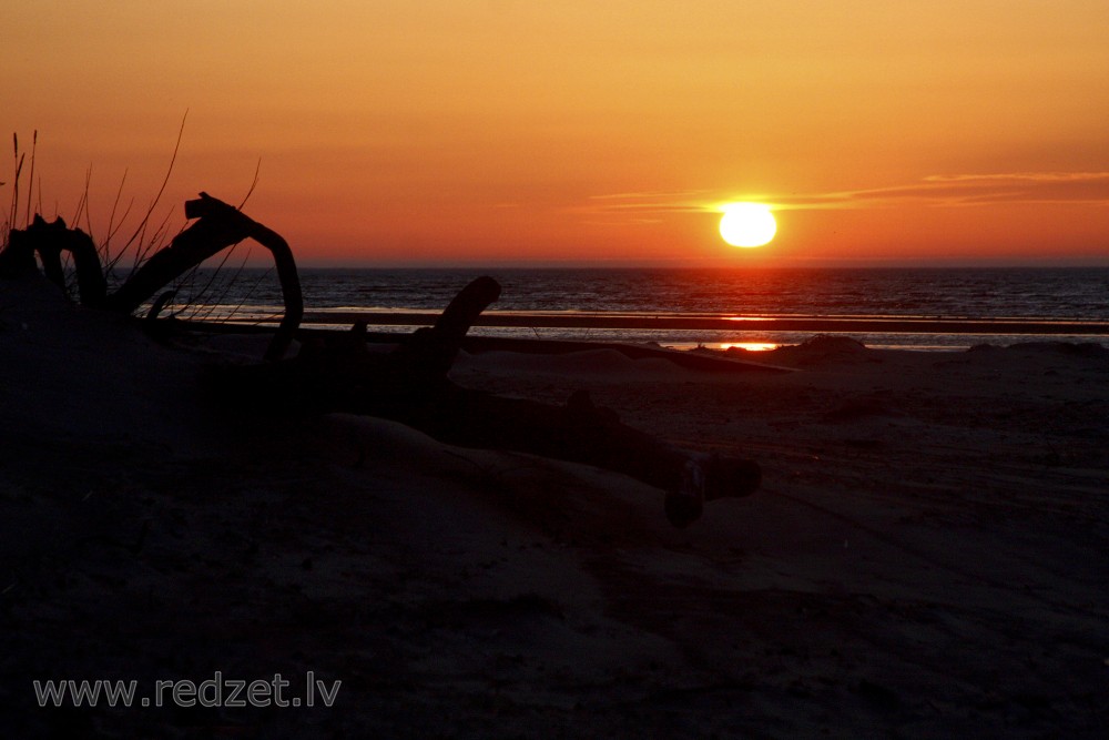 Sunset in Cape Kolka, Latvia