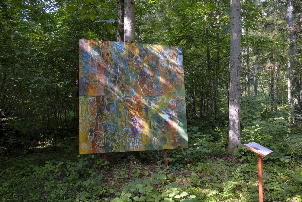 Glezna Gramzdas meža parkā (Pēteris Taukulis)