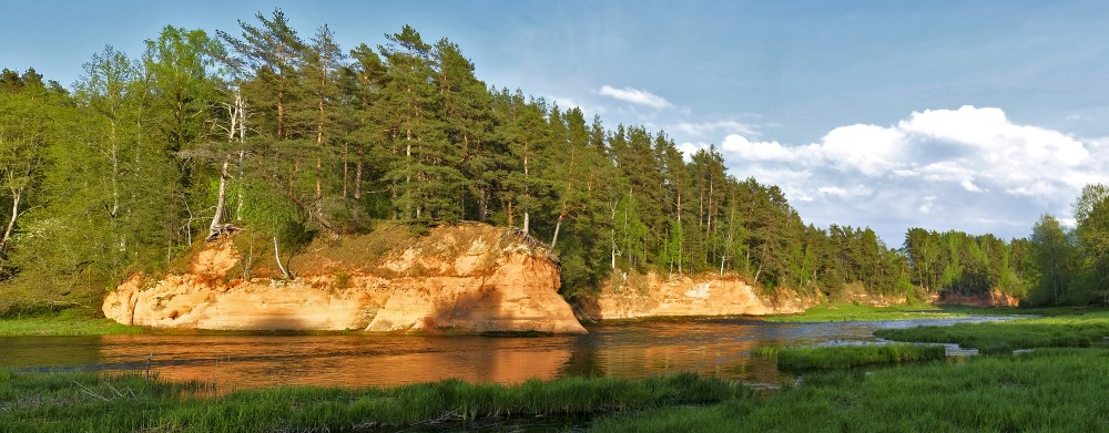Pietraga Sarkanās klintis - panorāma