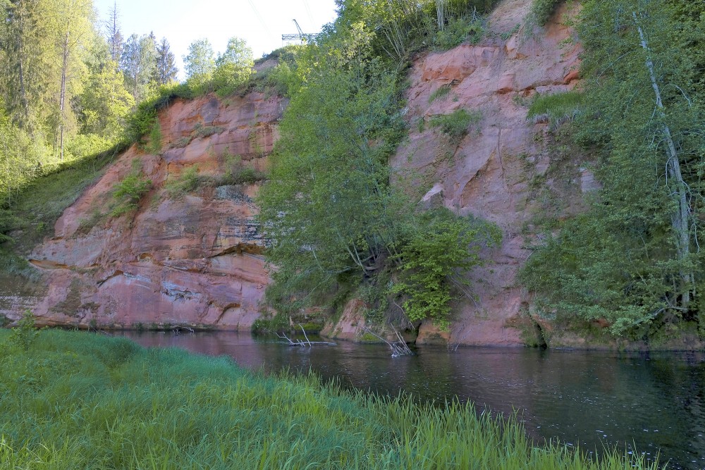 Slūnu iezis (Braslas upes iežu atsegumi)