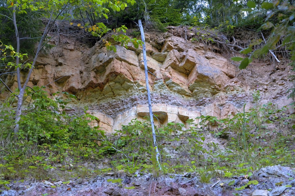 Dolomīta atsegums - Īļaku iezis