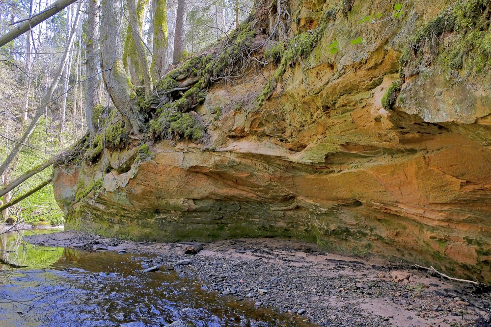 Lorumupes smilšakmens atsegumi