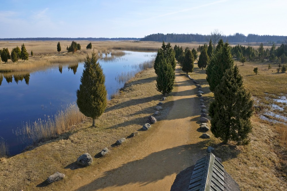 View From The Tower Of Lake Kaņieris