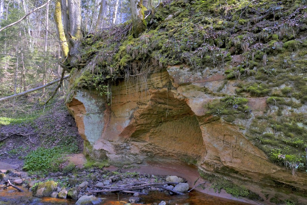 Lorumupes smilšakmens atsegumi