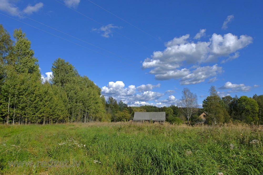 Rural Landscape with Clouds