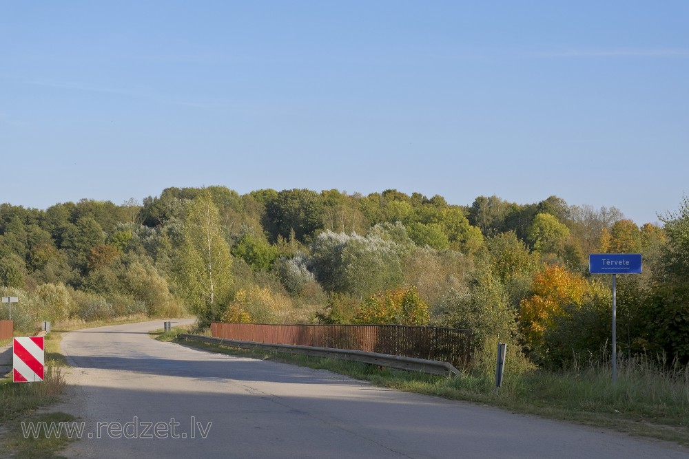 Bridge over the River Tērvete on Zaļenieki-Dobele Highway