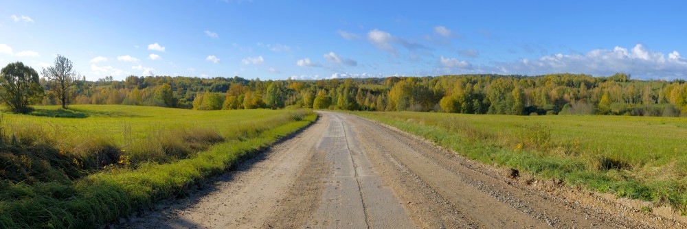 Countryside Panorama near Embūte Village