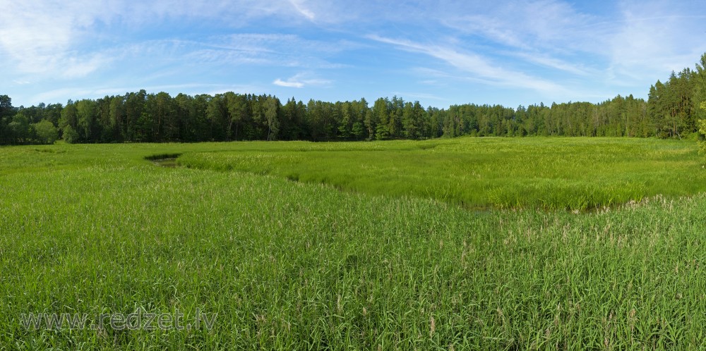 Valātas parka daļa Kazdangā (Panorāma)