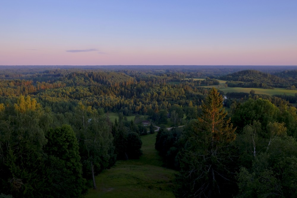 View from the Dēliņkalns Observation Tower
