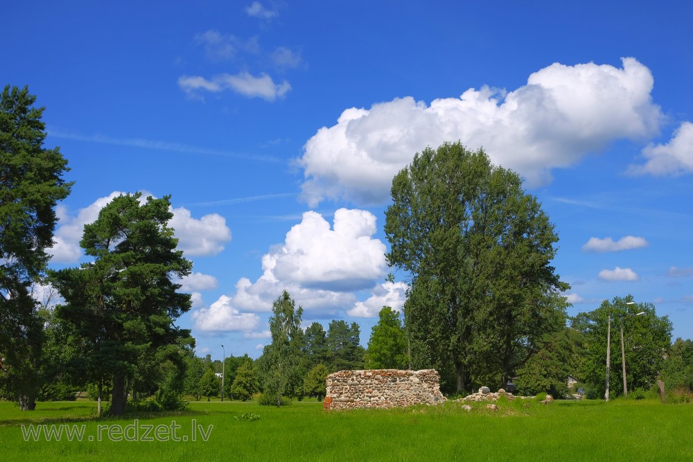 Landscape With Cumulus Clouds