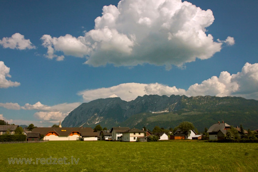 Austrijas kalnu ainava