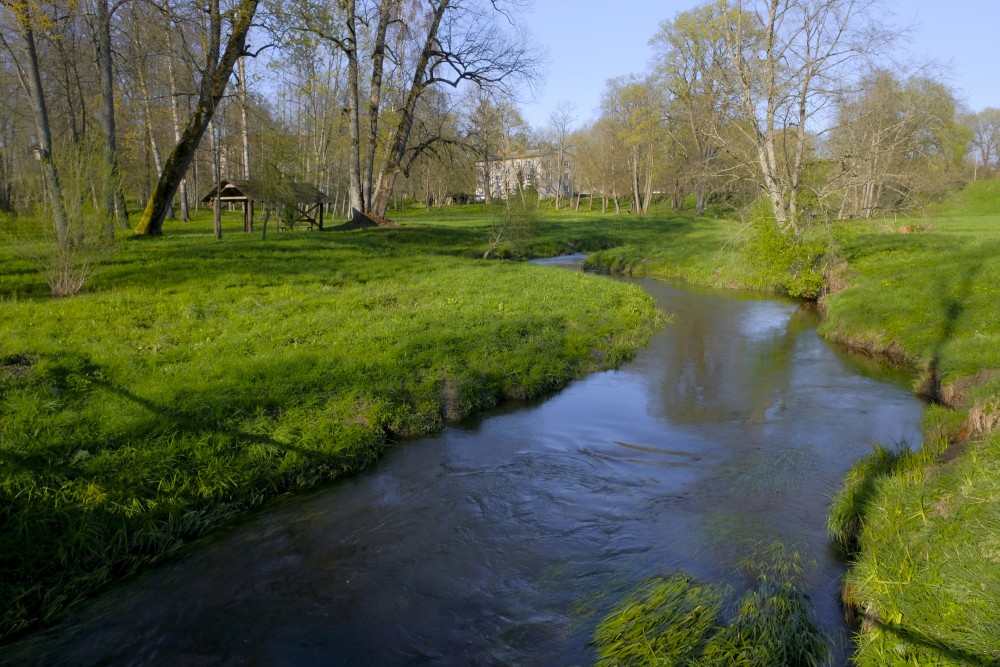 Virga River in Priekule