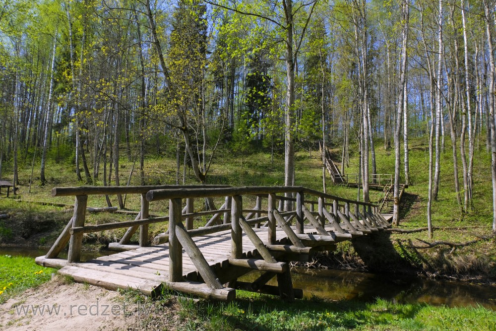 Barona Trail Bridge over River Vilce 