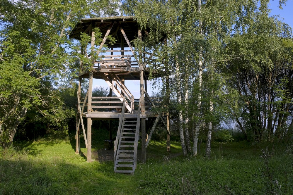 The Birdwatching tower in Kaltene