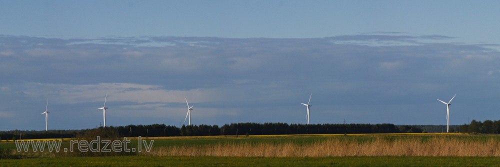 Panorama with Wind Turbines