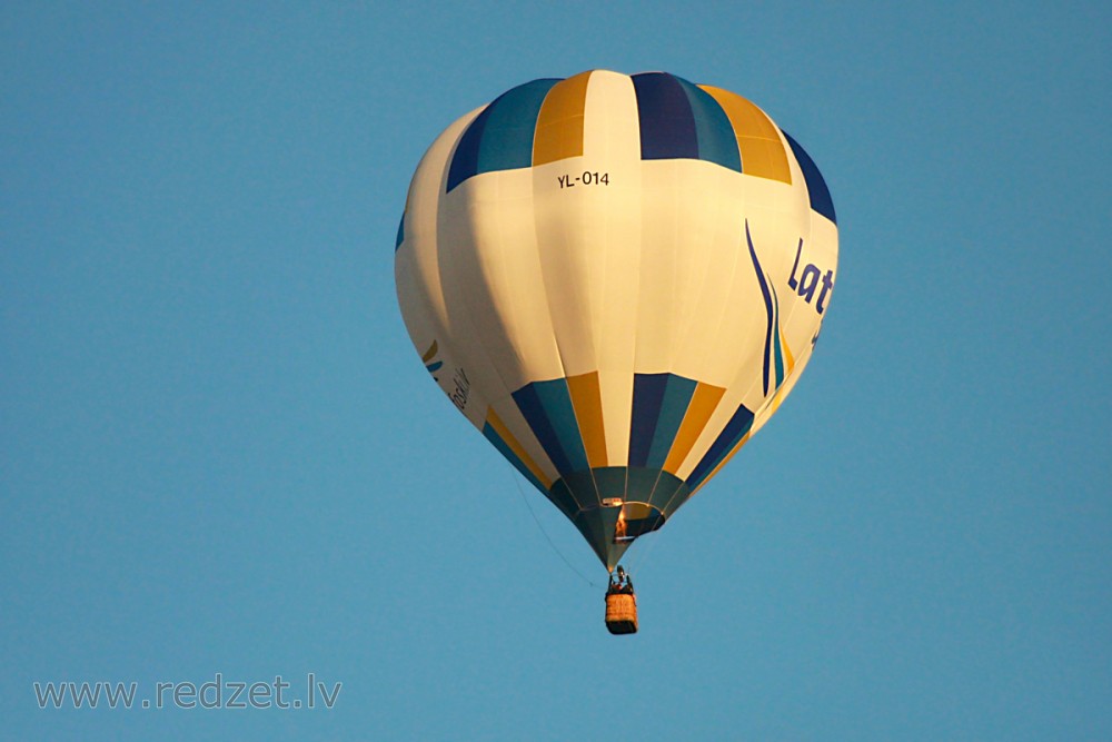 Hot Air Balloon In Flight