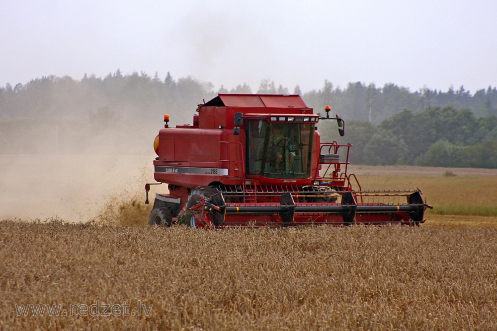 Harvesting with a Combine
