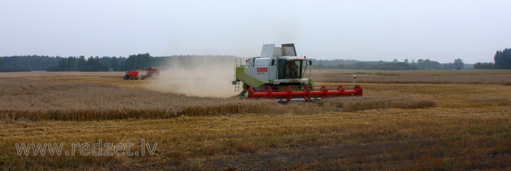Harvesting with a Combine