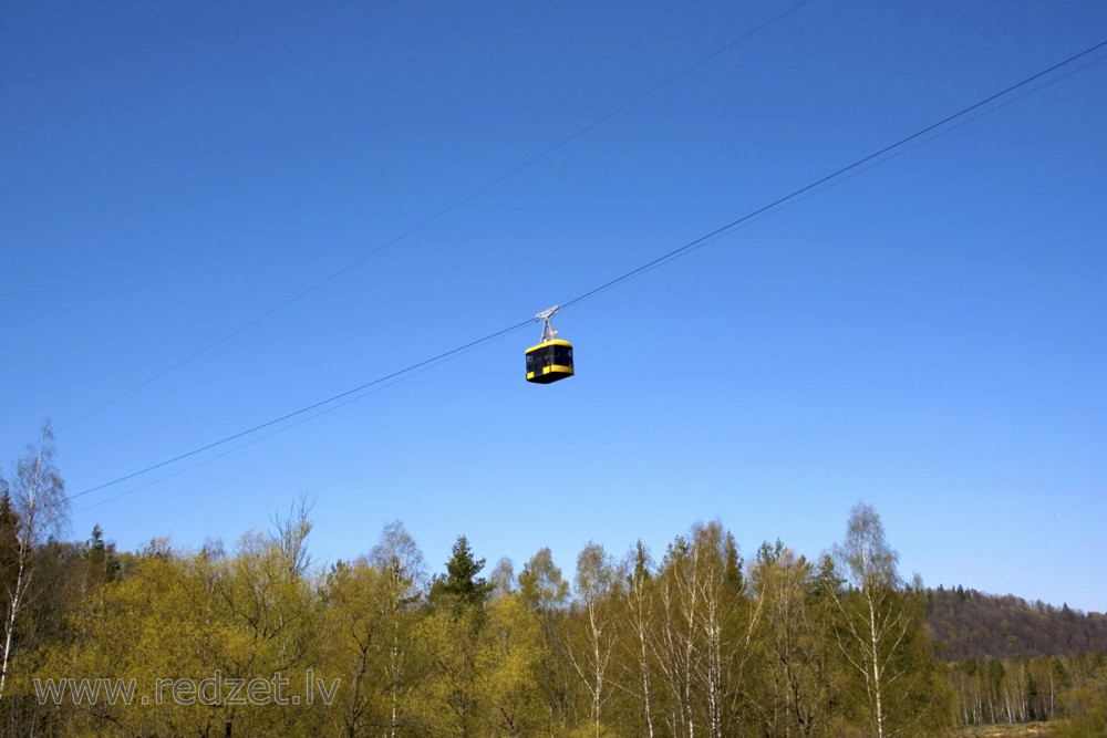Cable Car Over Gauja River