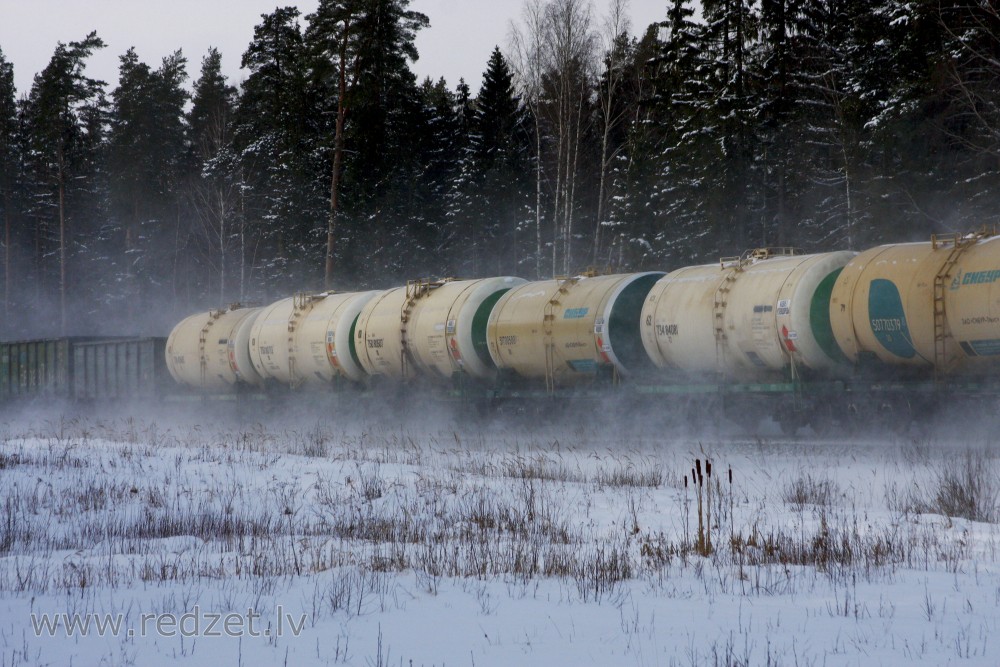 Tank Wagons of the Freight Train