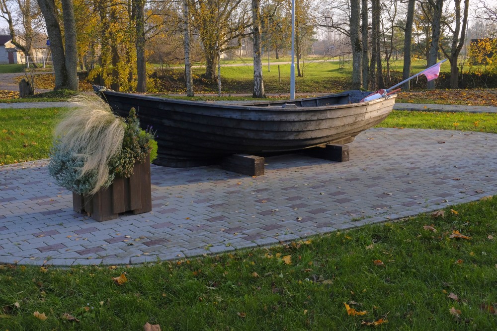 A Boat at the "Jūras māja" in Ziemupe