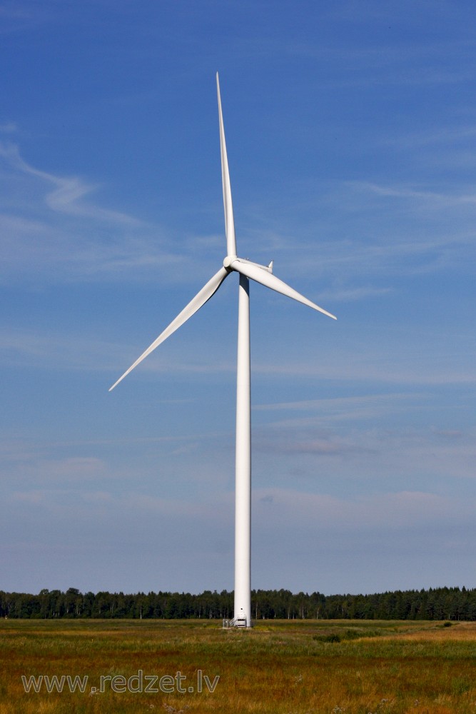 Wind Turbines in the Meadows of Platene