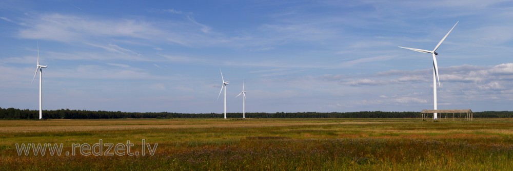 Wind Turbines in the Meadows of Platene