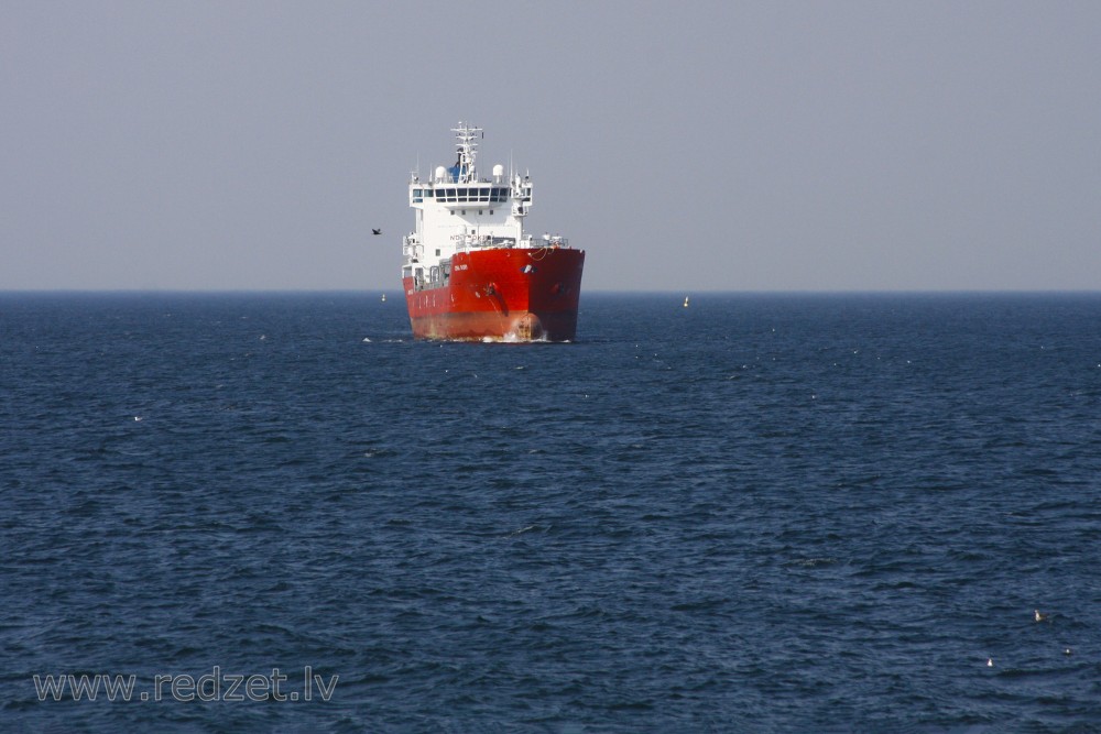 Tank Ship "Coral Ivory" approaches to the Port of Ventspils
