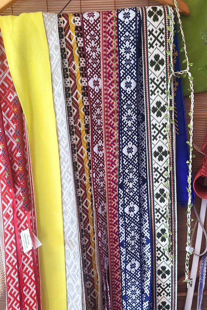 Linu izšūtas jostas Tukums