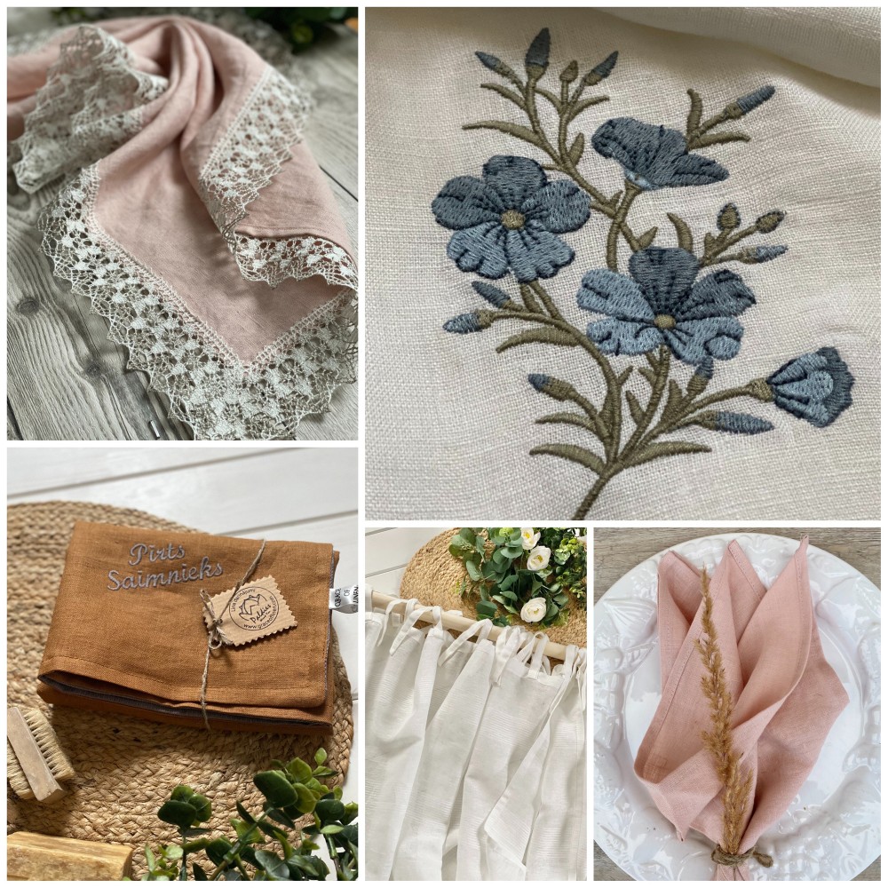 Izšūšana uz apģērba, lina Izšūšana, Kuldīga