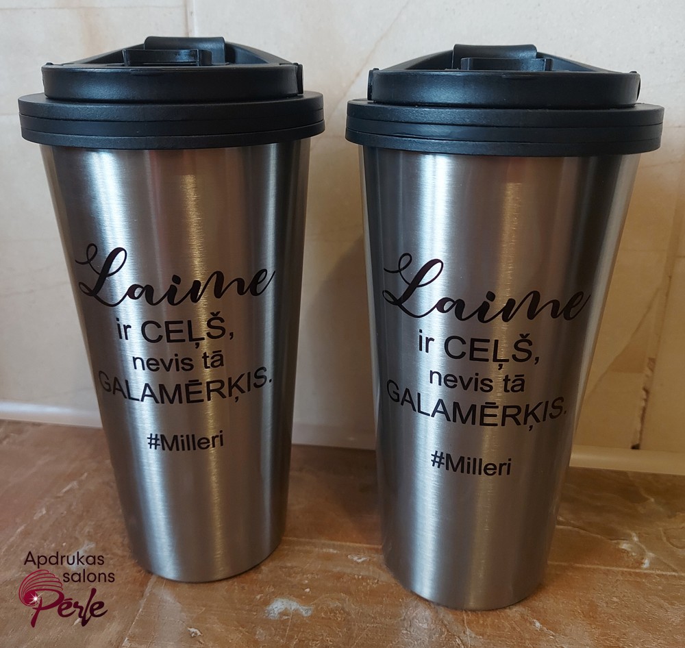 Personalizētas termokrūzes, metāla