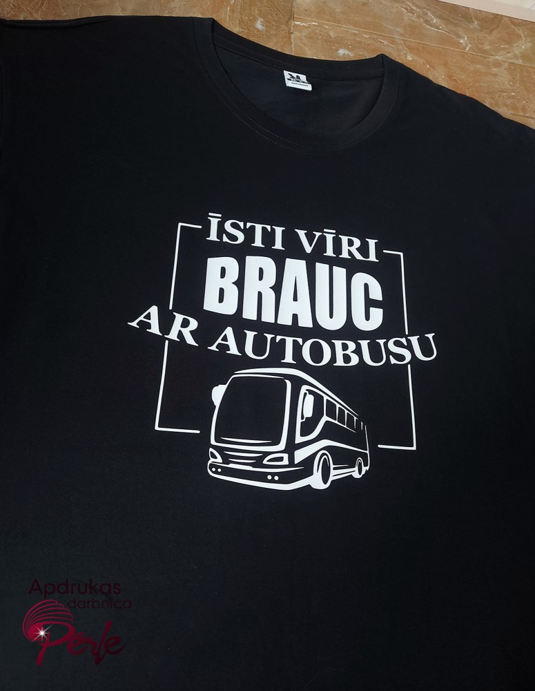 Personalizēti t-krekli, autobusa šoferim