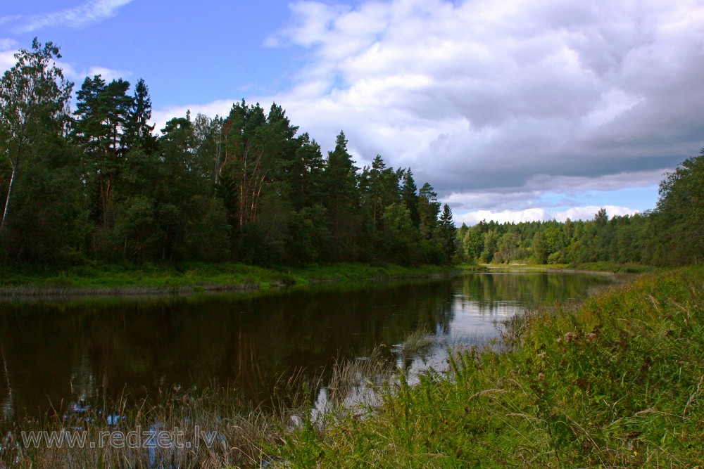 River Venta landscape, Latvia