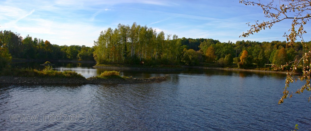 Daugavas panorāma pie Liepsalām (Pļaviņas)