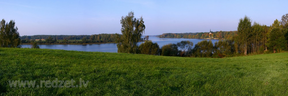 Daugavas panorāma pie Kokneses