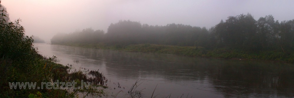 Panorama Venta river, Latvia