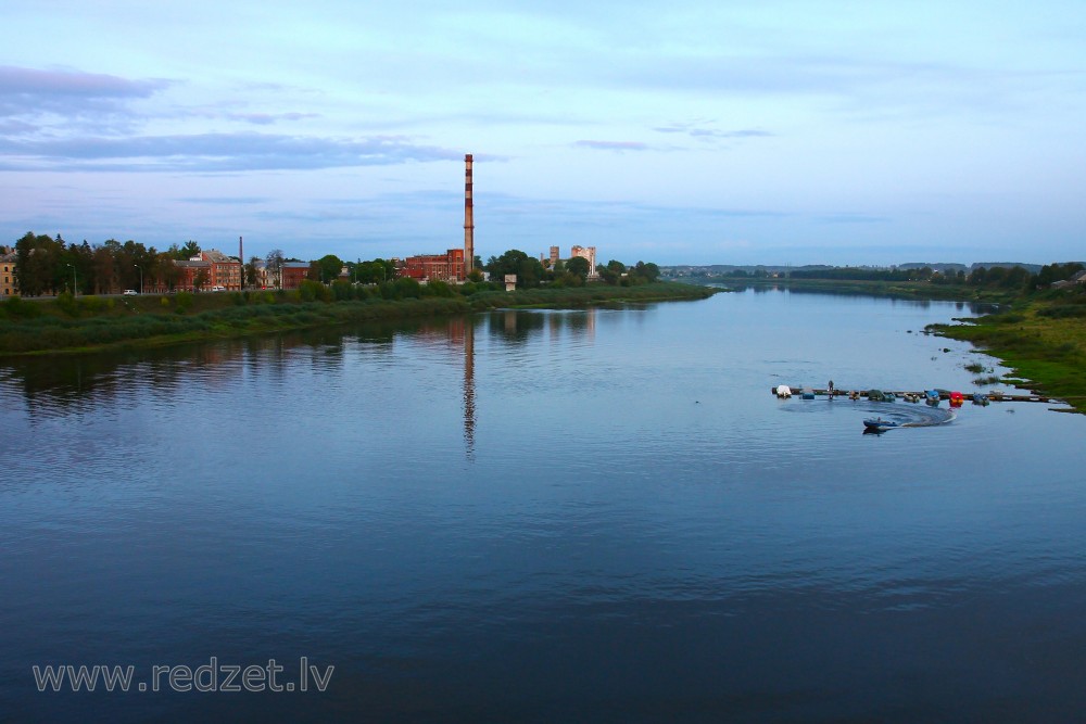 Daugava River at Daugavpils City