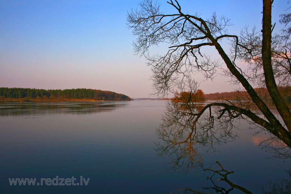 Daugava netālu no Jaunjelgavas