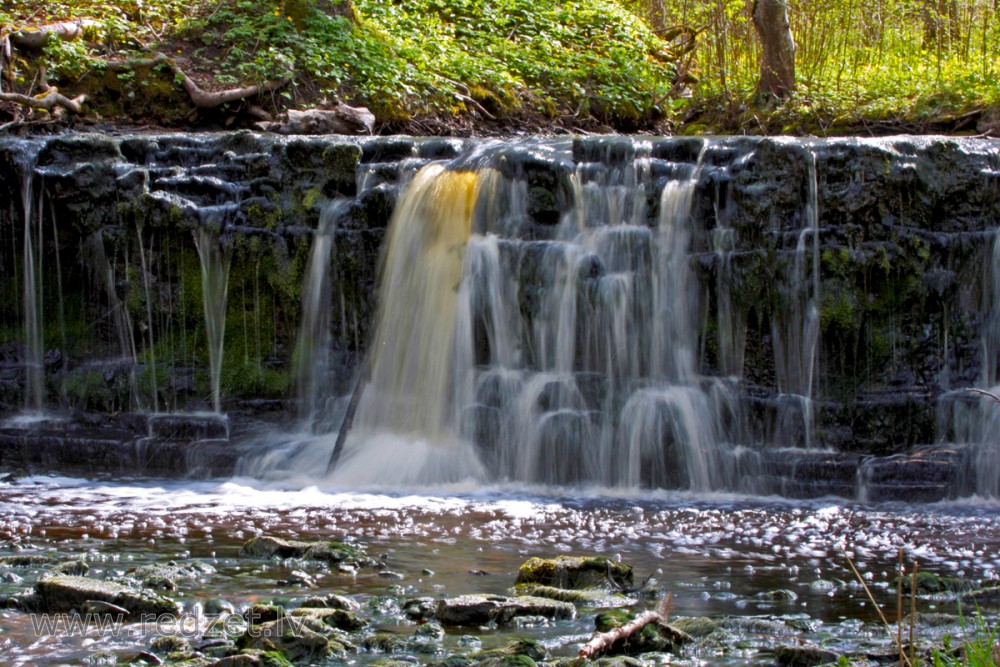 Ivande lower waterfall, Latvia