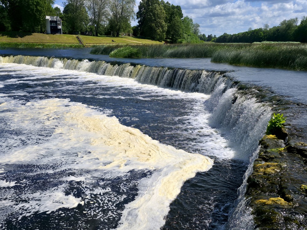 Venta Waterfall - a popular tourist attraction