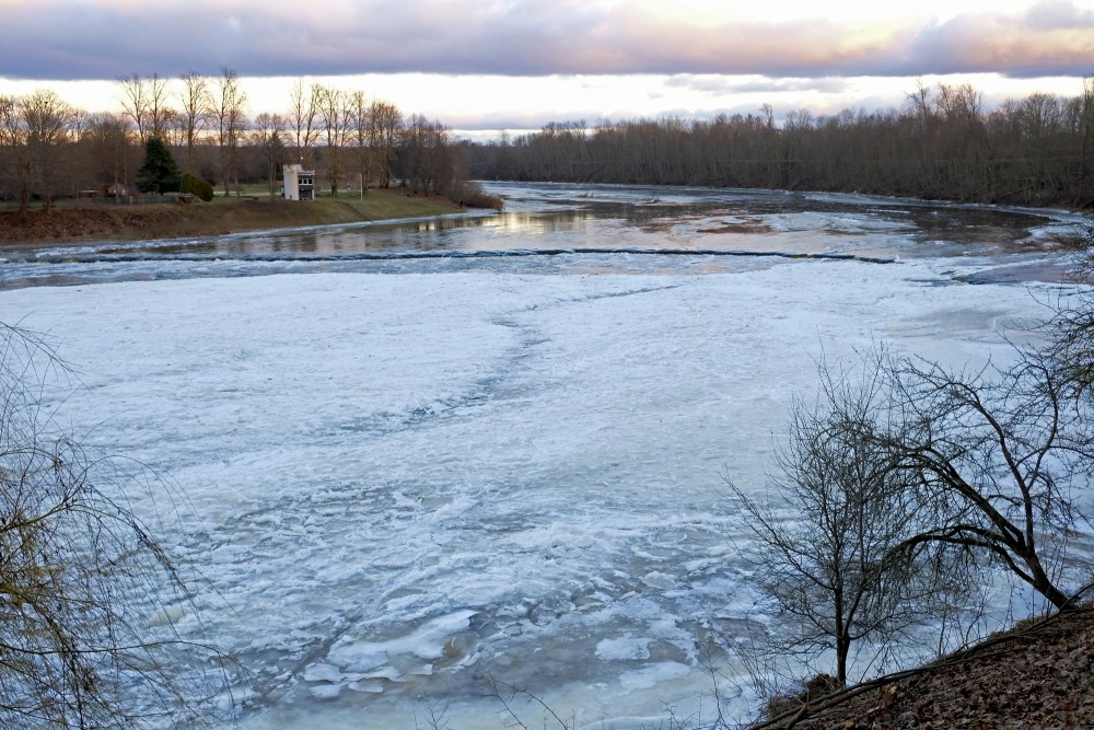 High water level in Venta Rapid