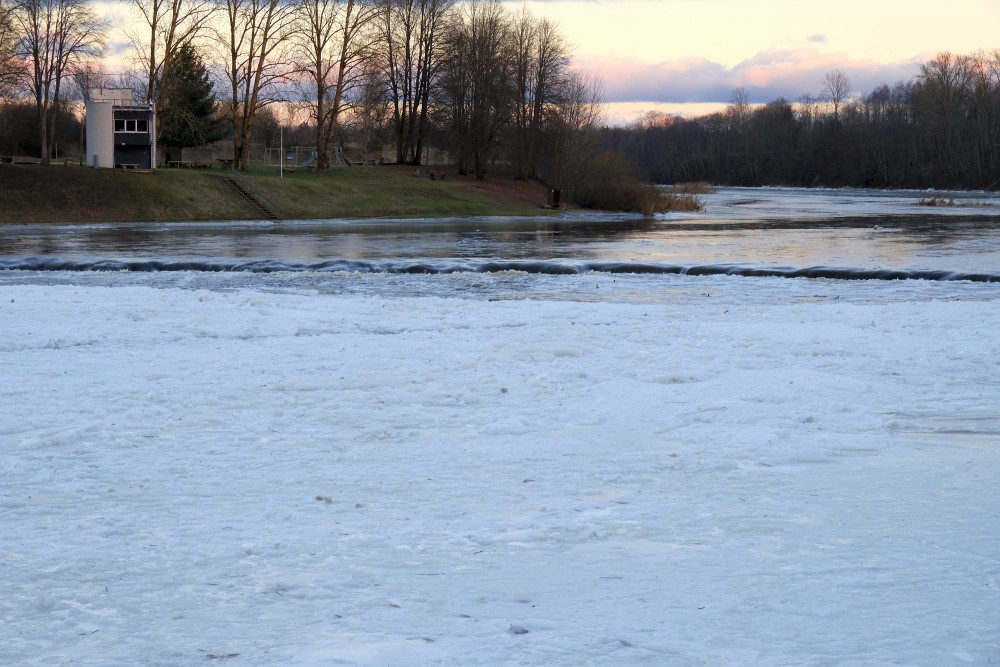 High water level in Venta Rapid