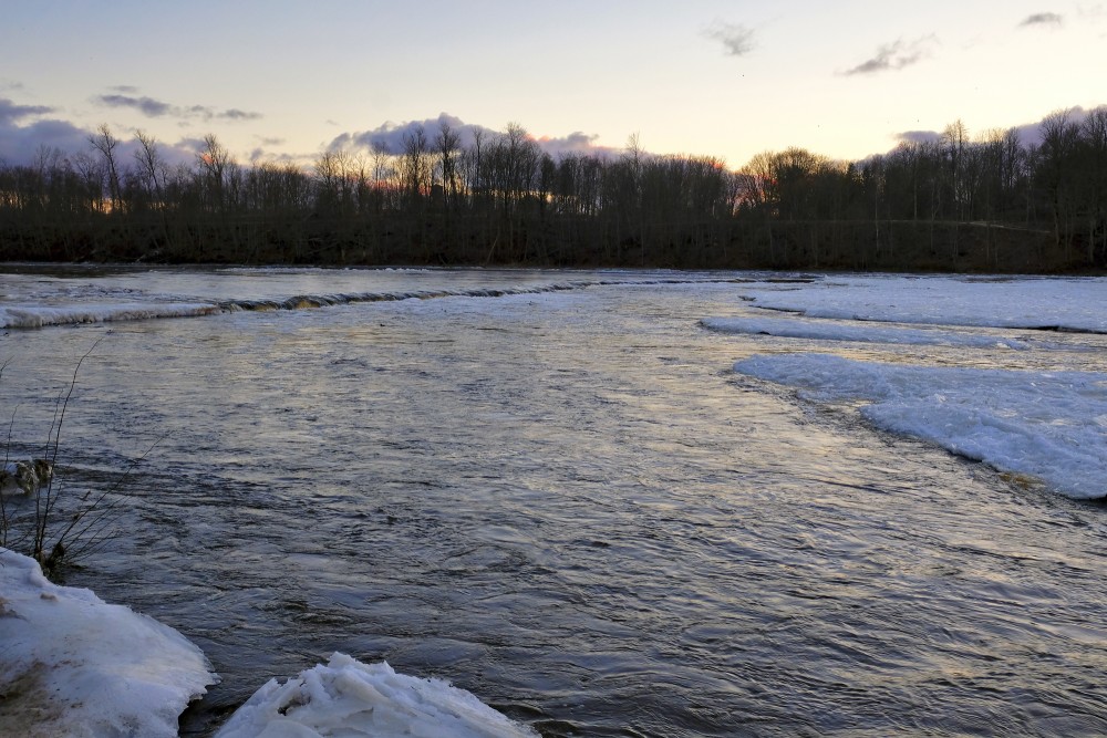 High water level in Venta Rapid