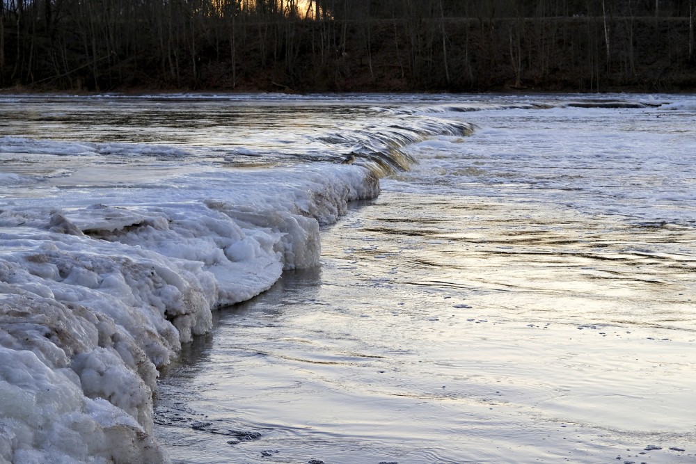 High water level in Venta Rapid