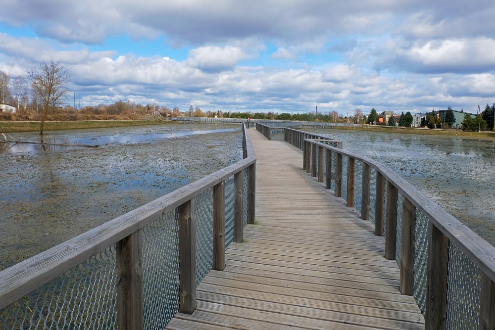 Svēte Floodplain Meadow Boardwalks from Būriņi Road Side