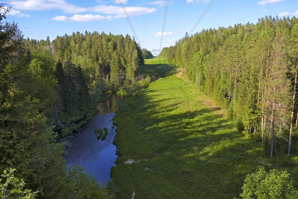 Braslas ainava skatā no Slūnu ieža Braslas ainava skatā no Slūnu ieža
