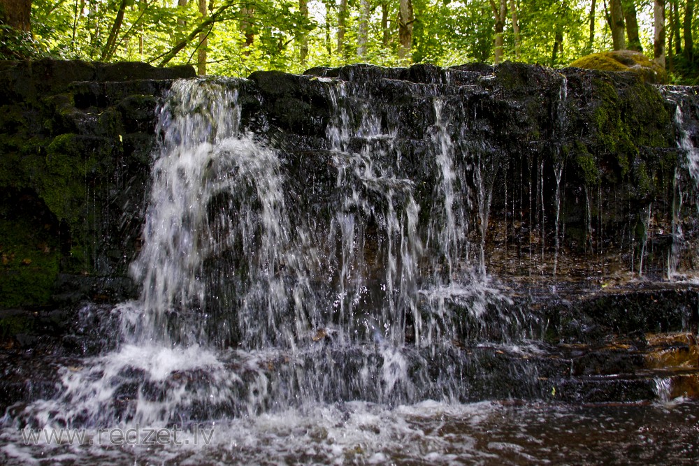 Ivande lower waterfall, Latvia