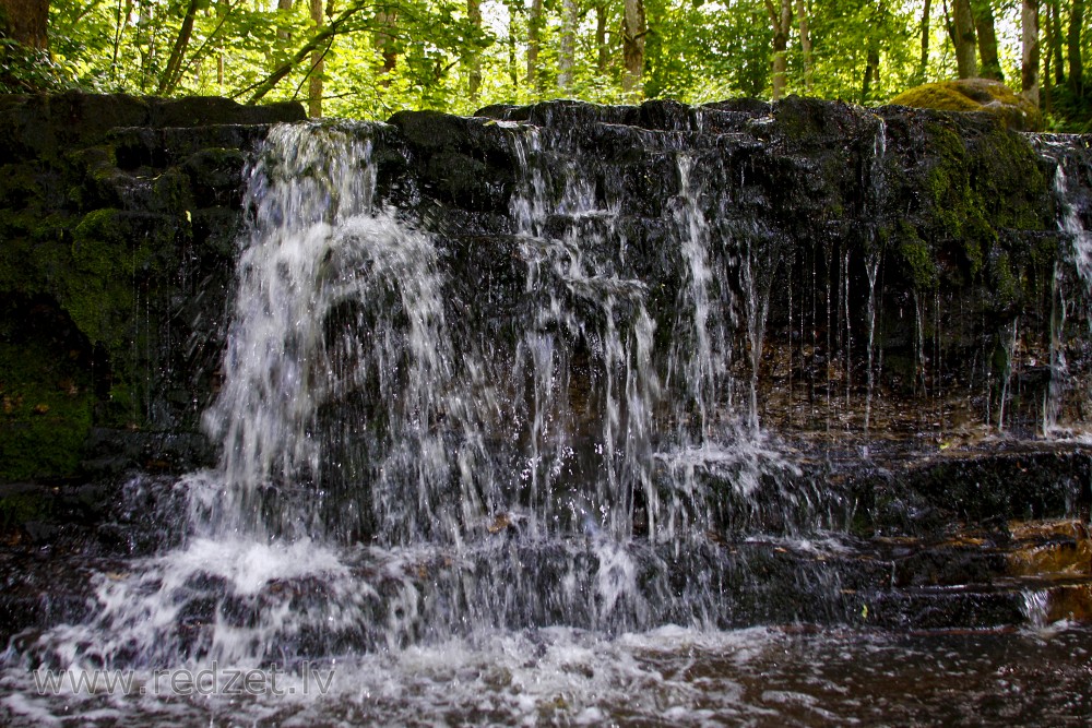 Ivande lower waterfall, Latvia