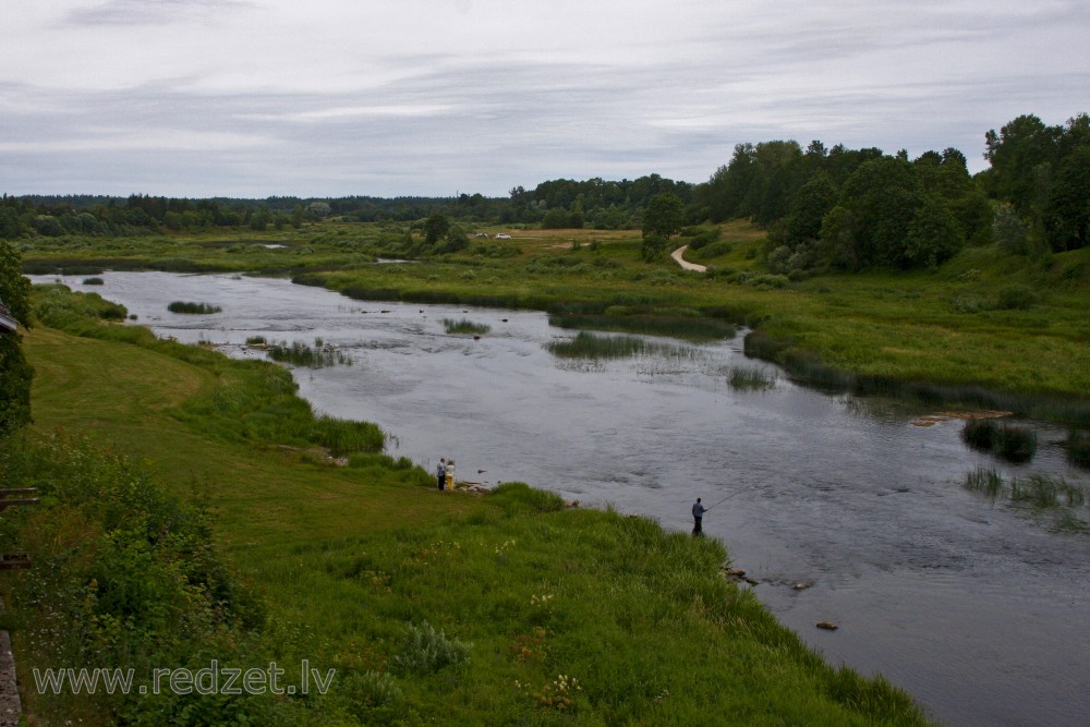River Venta near Kuldiga, Latvia